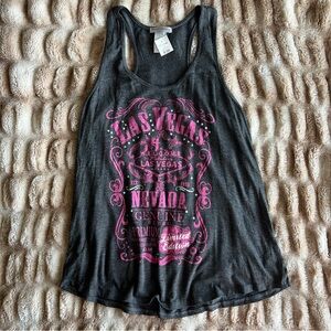 NWT Las Vegas flowy racerback tank top